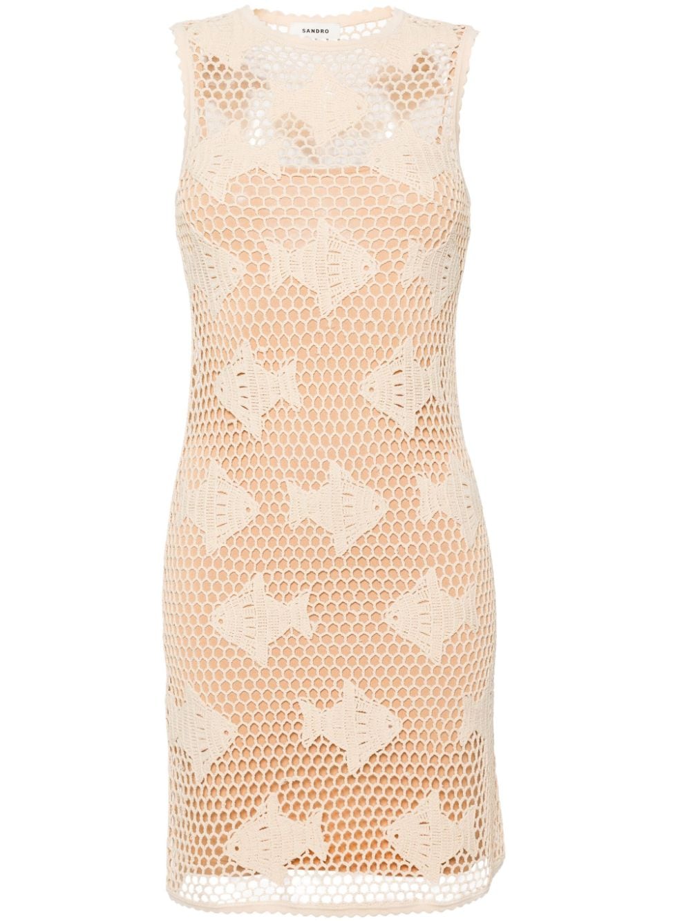 crochet fish dress Lovers and Friends Delphi Crochet Star Fish Dress in Rust