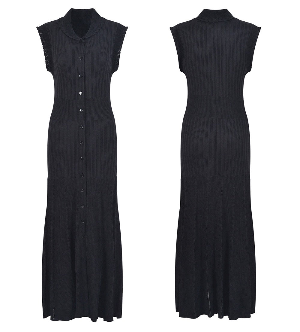 sandro ribbed maxi dress SANDRO Ribbed Maxi Dress
