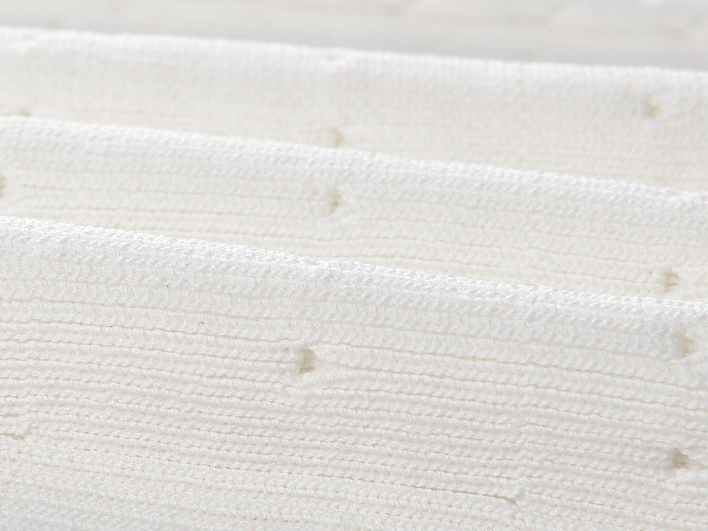 New Season SANDRO ribbed-knit midi dress - White