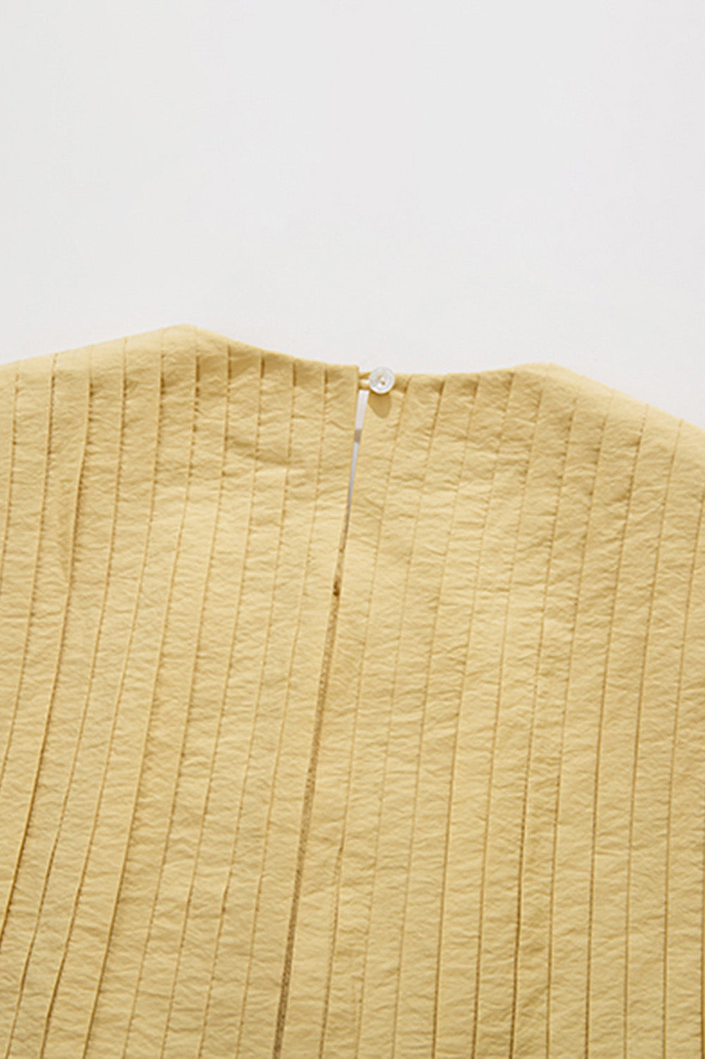 Pleated 2-Piece Set - Yellow