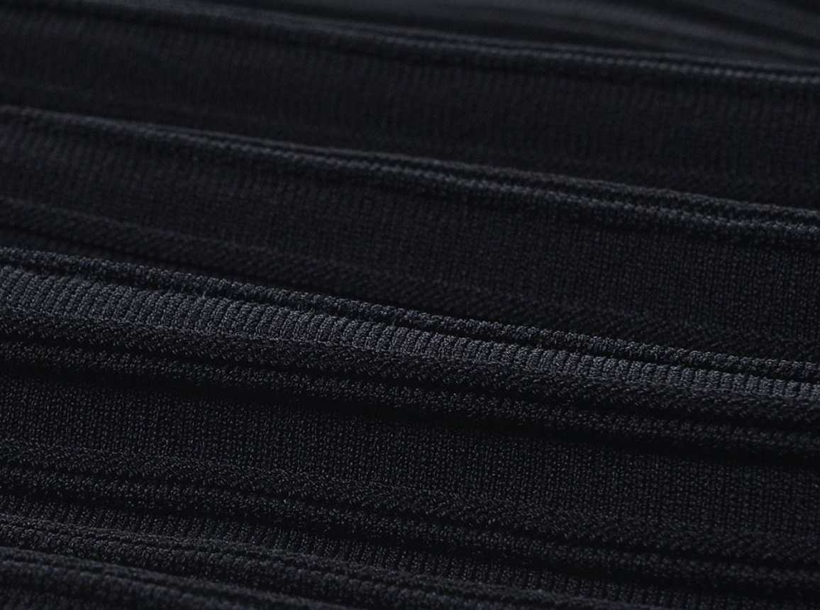 SANDRO Black Short Mini Dress with Buttons and Contrast Trim - Black