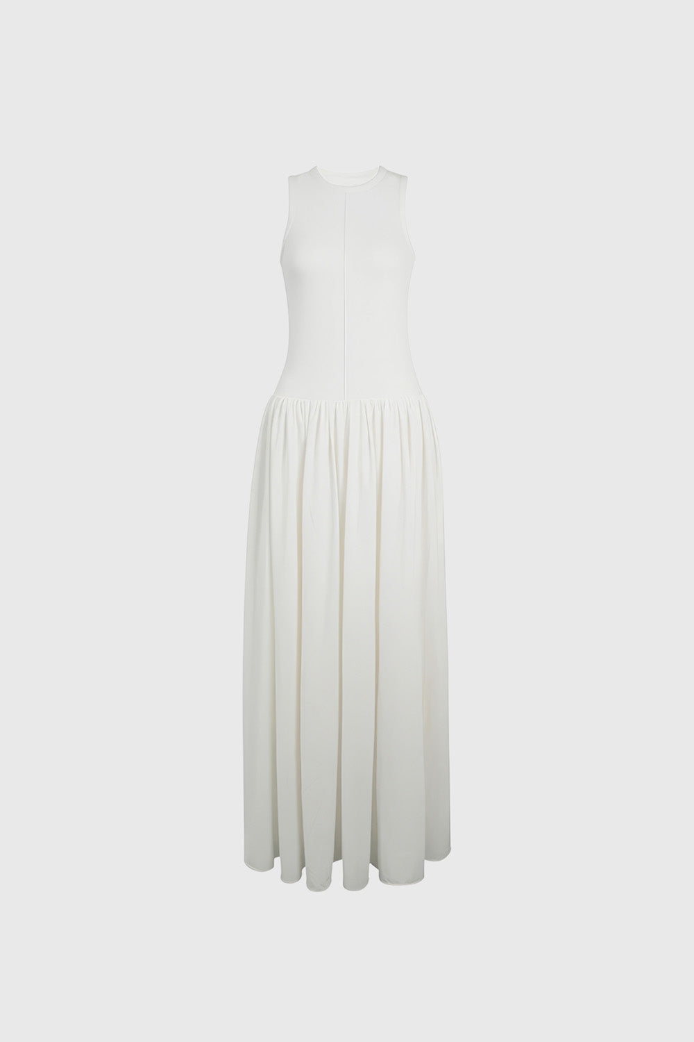 Sleeveless Dress - White