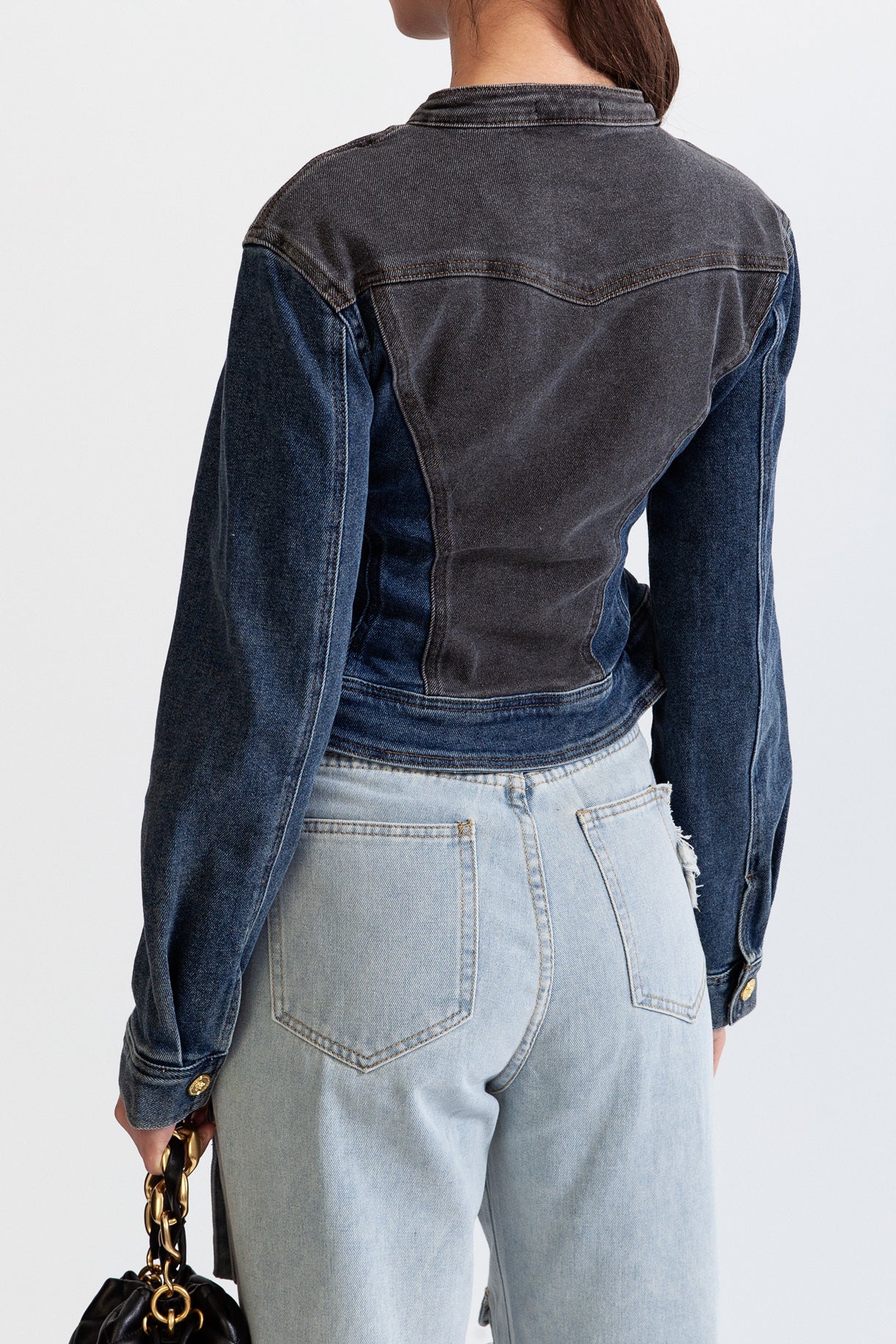 ADORA Corset Style Denim Jacket