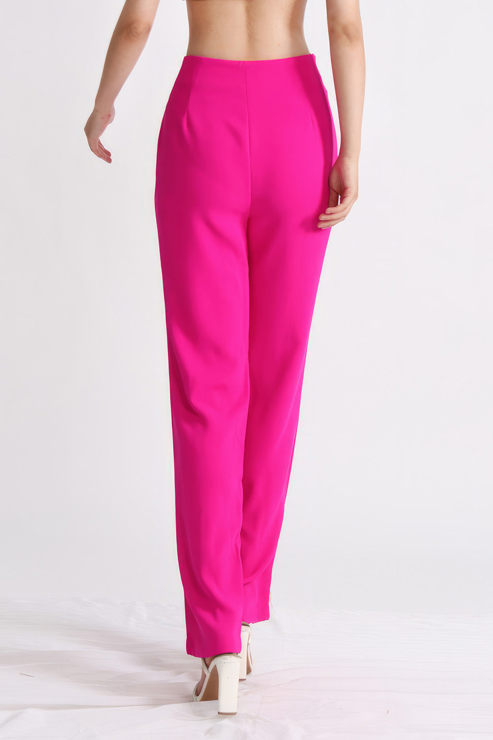 Straight Trousers - Fuchsia