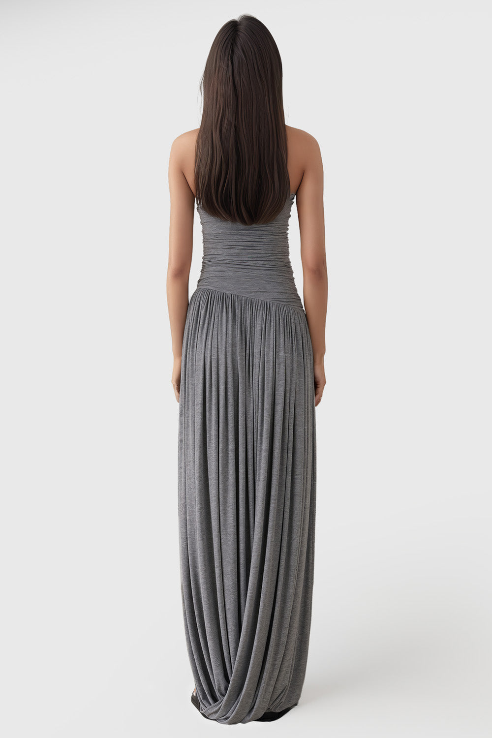 Jersey Maxi Dress - Grey