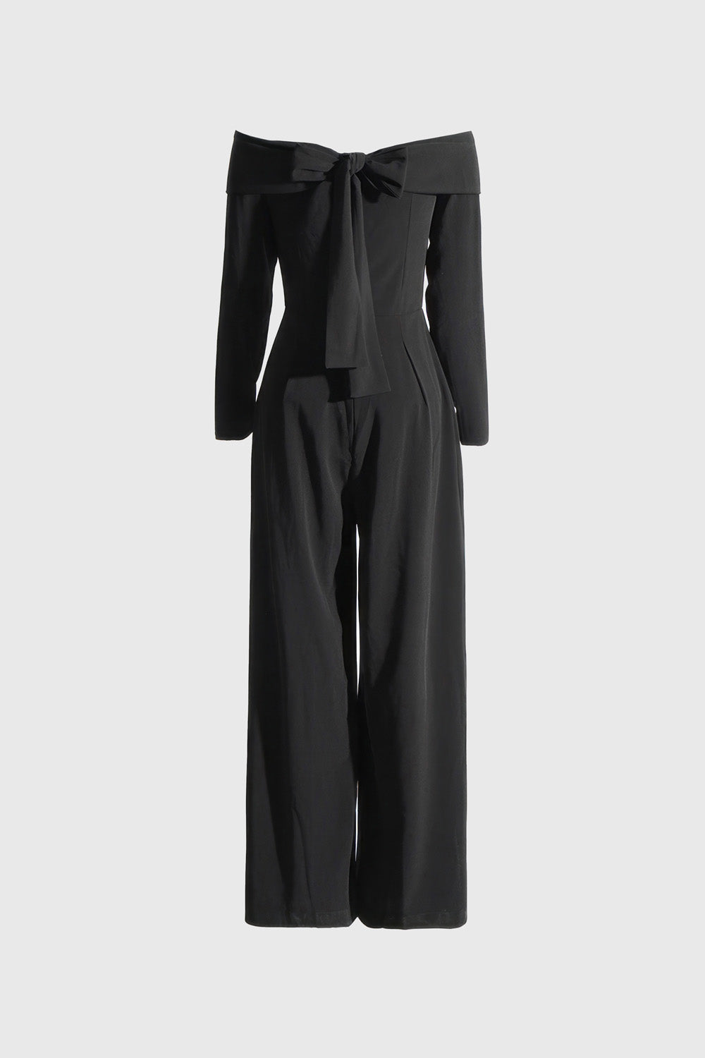 Off Shoulders Jumpsuit - Black